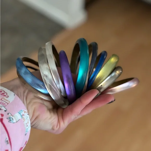 Alexis Bittar Multicolor Bangle Set - Picture 1 of 4